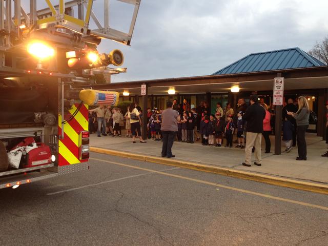 SVFD demos apparatus to Somers Cub Scout Pack 11.