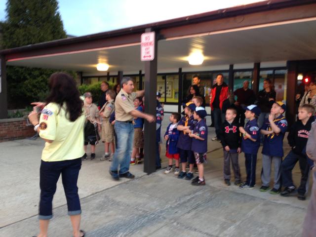 SVFD demos apparatus to Somers Cub Scout Pack 11.